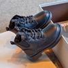 2024 New Autumn Children's British-Style Ankle Boots: Trendy Martin Boots for Girls and Boys