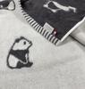 Imabari Towel Bath 1 Panda Cute Animal Made in Perfect for or Naptime Towel, Print, Ivory, Print, 60x120cm, Absorbent, Fluffy, Japan, Kindergarten,