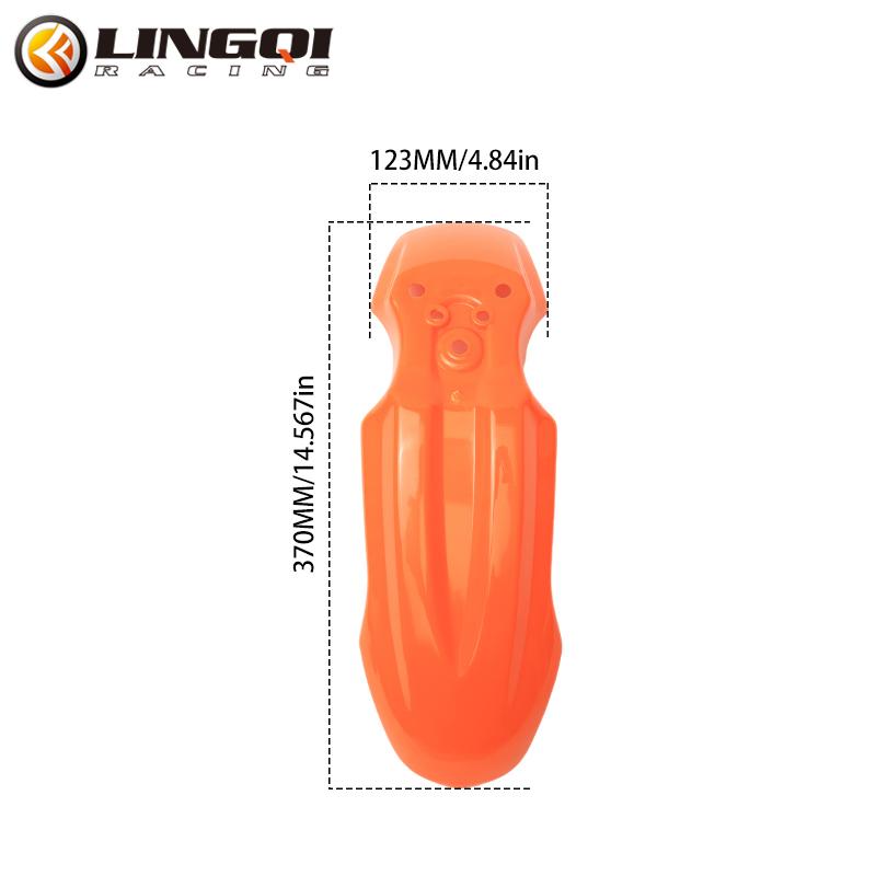 LINGQI Motorcycle Front Fender Mudguard Cover Fairing Kits Protection Fenders For CRF50 Motocross Pit Dirt Bike Tuttio Parts