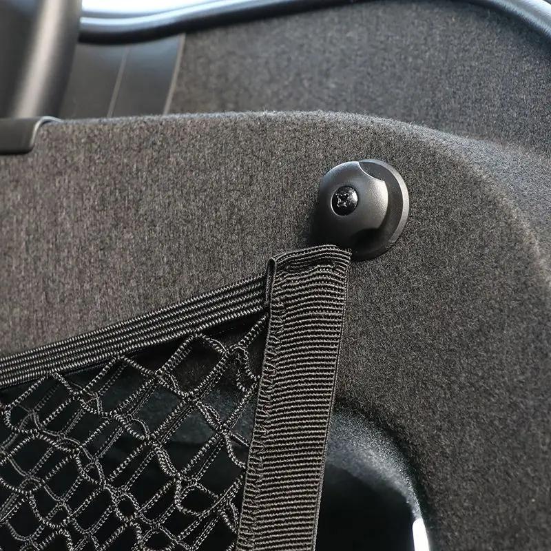 Car Trunk Hooks Organizer Back Rear Cargo Mounting Luggage Net Fixing Fastener Hooker Car Modified with Screw Adhesive Tape Kit