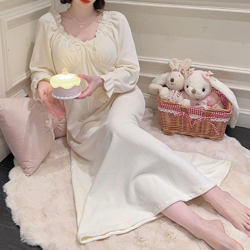 

Женская флисовая пижама French Long Island на осень/зиму 2025 с нагрудными вкладышами XL