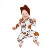 2021 new pleated baby hat bow children's hat baby solid color knotted pullover hat Indian hat