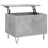 Coffee Table Concrete Grey 60 x 44.5 x 45 cm Particleboard