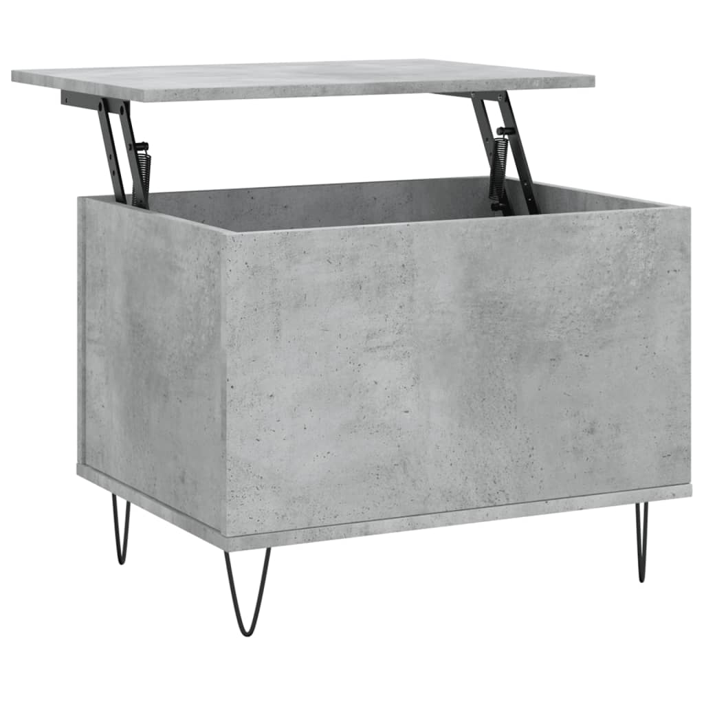 Coffee Table Concrete Grey 60 x 44.5 x 45 cm Particleboard