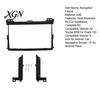 Car Stereo Mounting Panel 9 Inch Radio Dash Kit for Toyota 2009 Prado 120, Installation Double Din Trim Fascia with Brackets Screws, Center