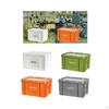 Camping Storage Box Organizer with Lid Space Saving for Organizing Industrial Bin