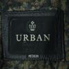 URBAN EXPRESS Long Sleeve Leather Coat M Black Cowhide Men's Used