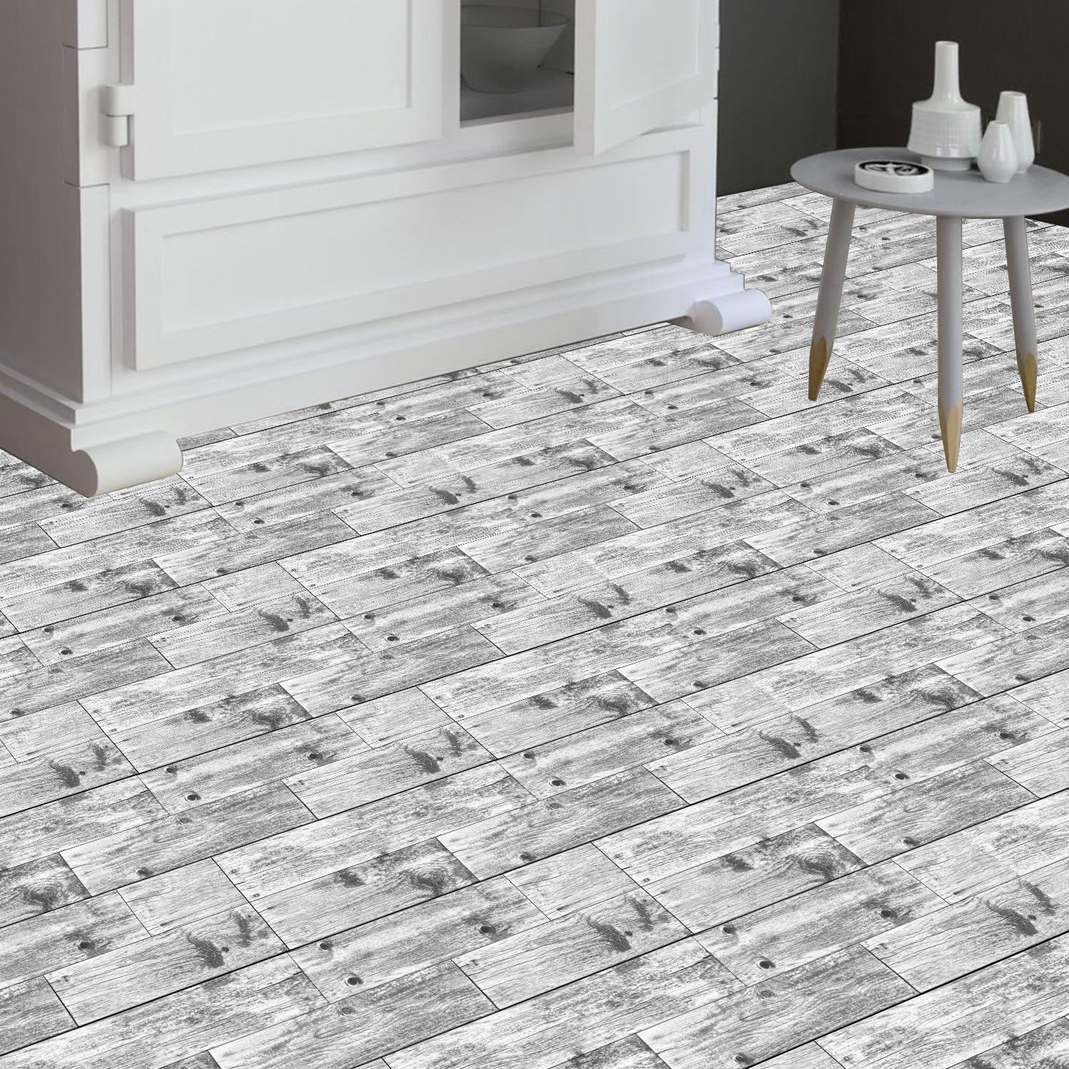 

Американська наклейка на підлогу з текстурою дерева, потовщена матова ПВХ наклейка на підлогу, наклейка для ремонту дому, наклейка на стіну, самоклейна 15 * 90Cm single piece (roll)