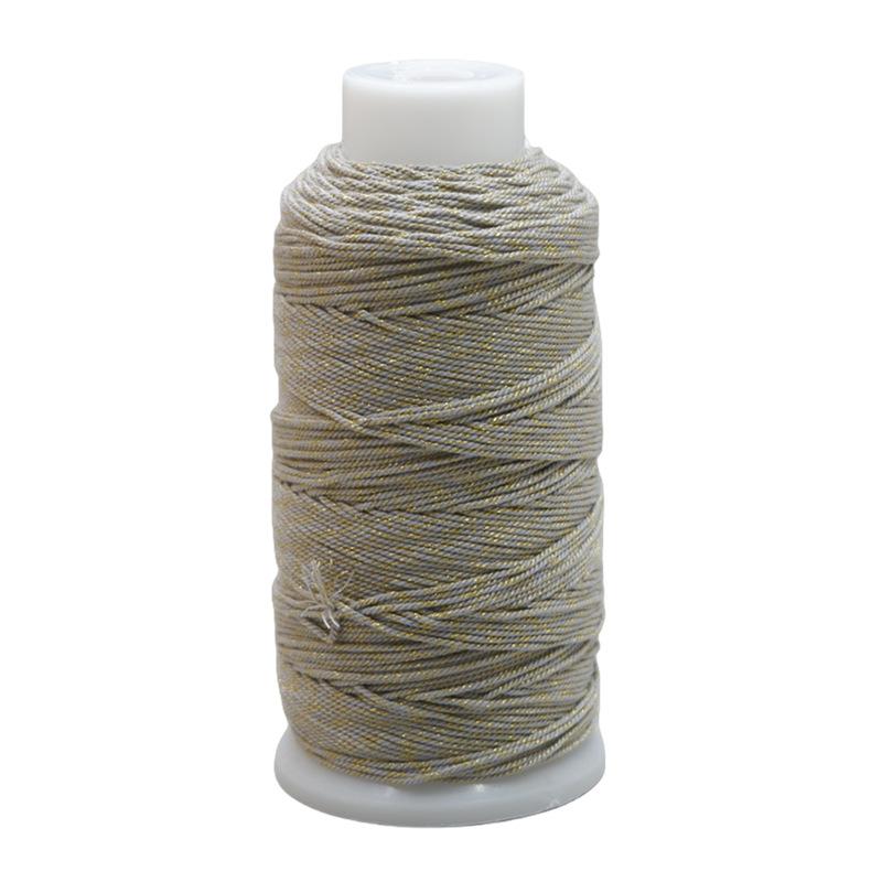 Large Roll 100G Gold Hand Rubbing Cotton Thread 1.0Mm Tibetan Hand Rope Tassel Thread Diy Wenwan Bodhi Special Braided Thread