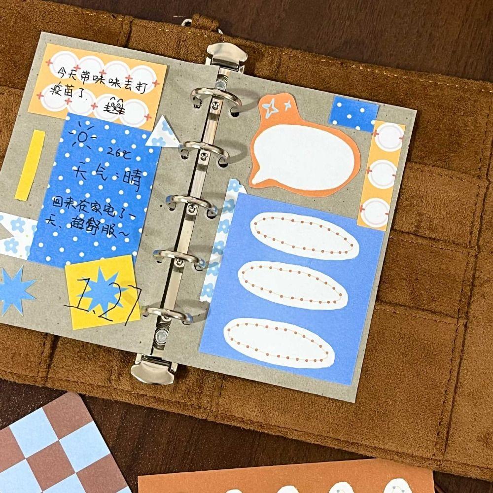 High Quality Multi Element Memo Book DIY Decorative Materials Stationery Handbook Record Non Sticky Memo Pad Student Stationery