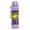 1PC Happy First Day Of School Art 750ml Color Plastic Sports Water Bottle Leakproof Flip Straw Lid Suitable for Sports Office Home Use