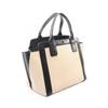 Used Chloe Alison Tote Bag Leather Beige Black Used Women