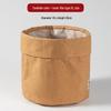 Large Waterproof Washable Kraft Paper Storage Bag for Refrigerator or Desktop Organization, Thickened for Durability, Flower Pot Cover
