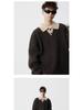 Men's American Retro Faux Two-Piece Polo Collar Sweater - Autumn/Winter Clean Fit Loose Casual Knitwear