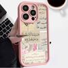 For iPhone 17 16 15 14 13 12 11 Pro Max Case Arabic Script And Flowers Pattern Cover For iPhone XS Max XR X 7 8 Plus 17E Fundas