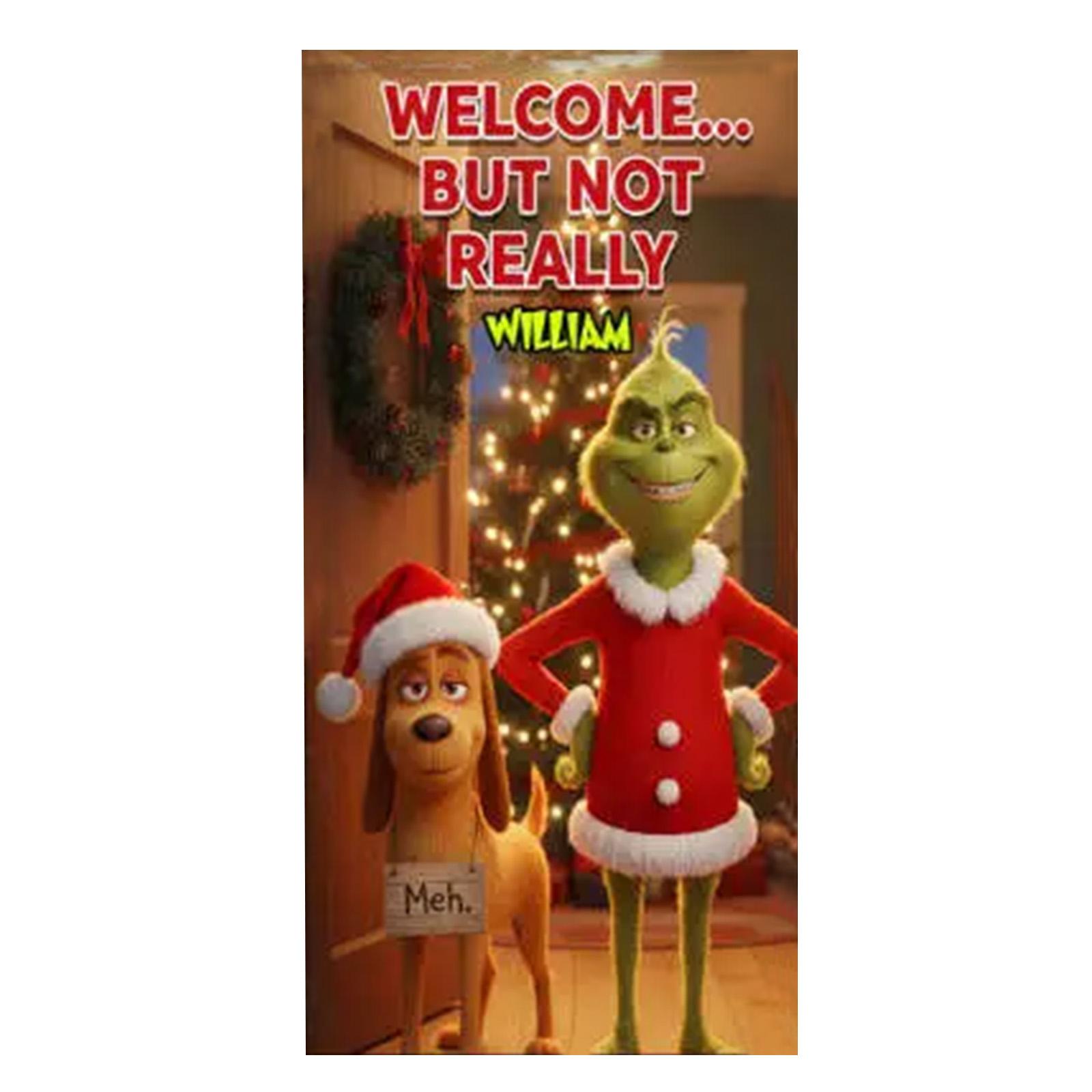 

Рождественские шторы для двери, Флаги, Рождественские украшения, Украшения для двери и баннеры, Подвесные ткани, Ткани для фотофона One Size белый