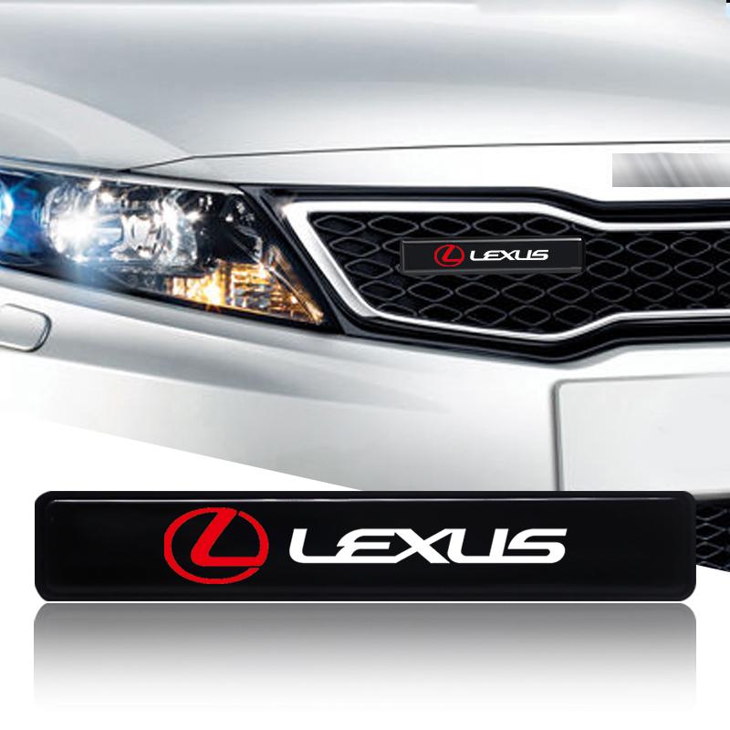 Car Sticker Car Decorative Light LED Front Hood Grille Emblem Badge Decor For Lexus IS250 IS200 CT200h GS300 LS430 RX450h LX570