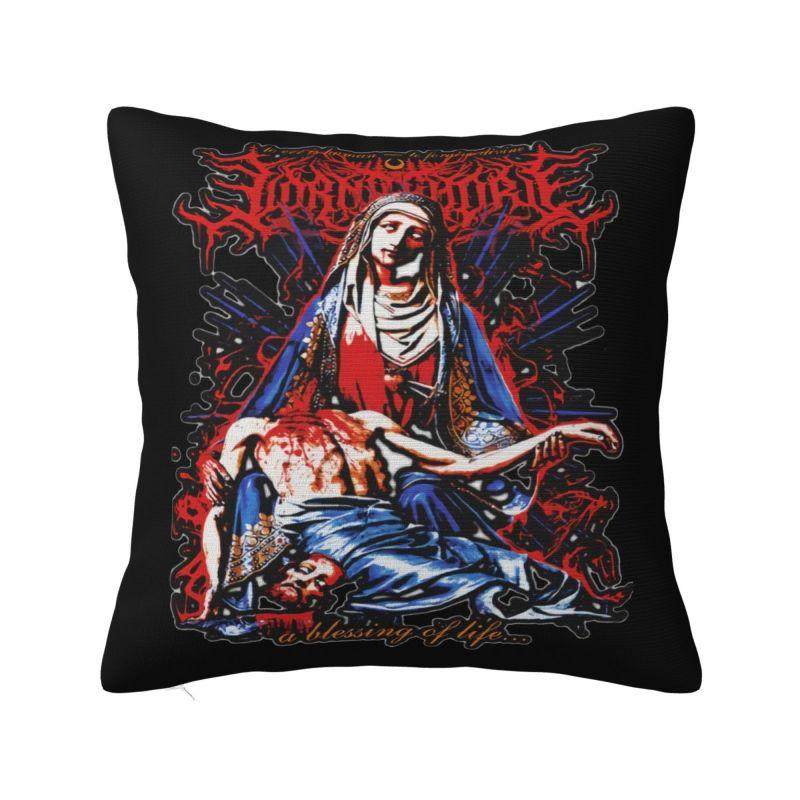 Custom Shores Band Death Metal Lornas Pillow Case 40X40Cm Nordic Cushion Cover Soft Pillowcase