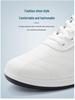 2024 Spring Men's Korean Style Lightweight Leather Casual Running Shoes - Wear-resistant, Low-top Design