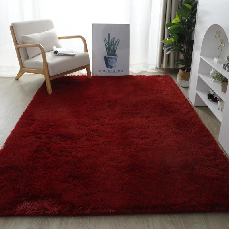 Silk Wool Carpet Bedroom Living Room Carpet Ins Style Scandinavian Home Floor Mats Home Decoration