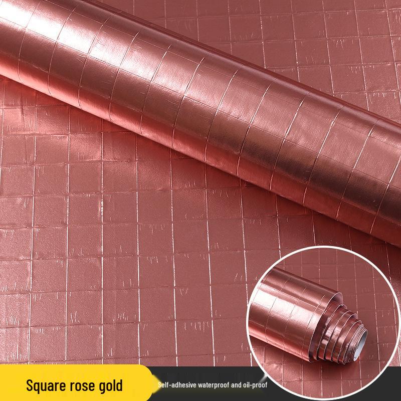 Waterproof Fireproof Oil-Proof Aluminum Tile Sticker for Kitchen Surfaces