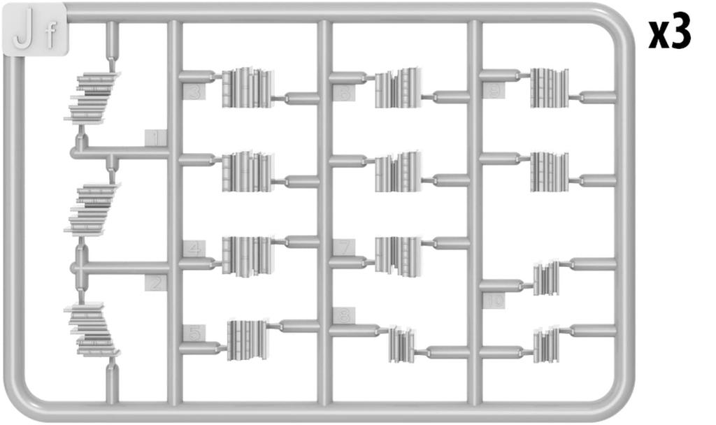 Miniart Bookshelf Plastic Model MA35654 1/35