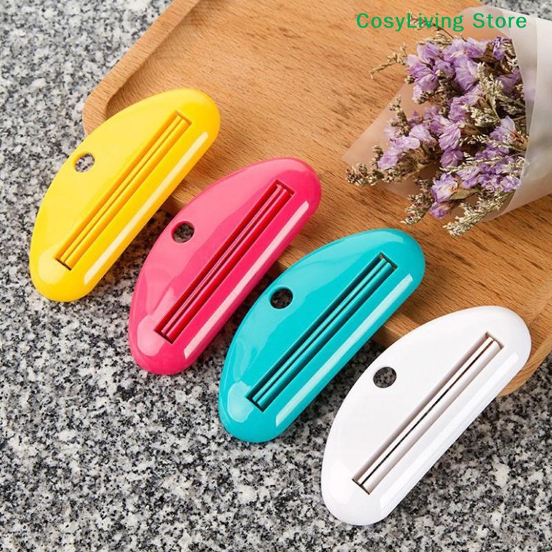 Multifunction Facial Cleanser Dispenser Squeezer Toothpaste Squeezer Manual Squeezed Toothpaste Tube Clips Bathroom Accessories