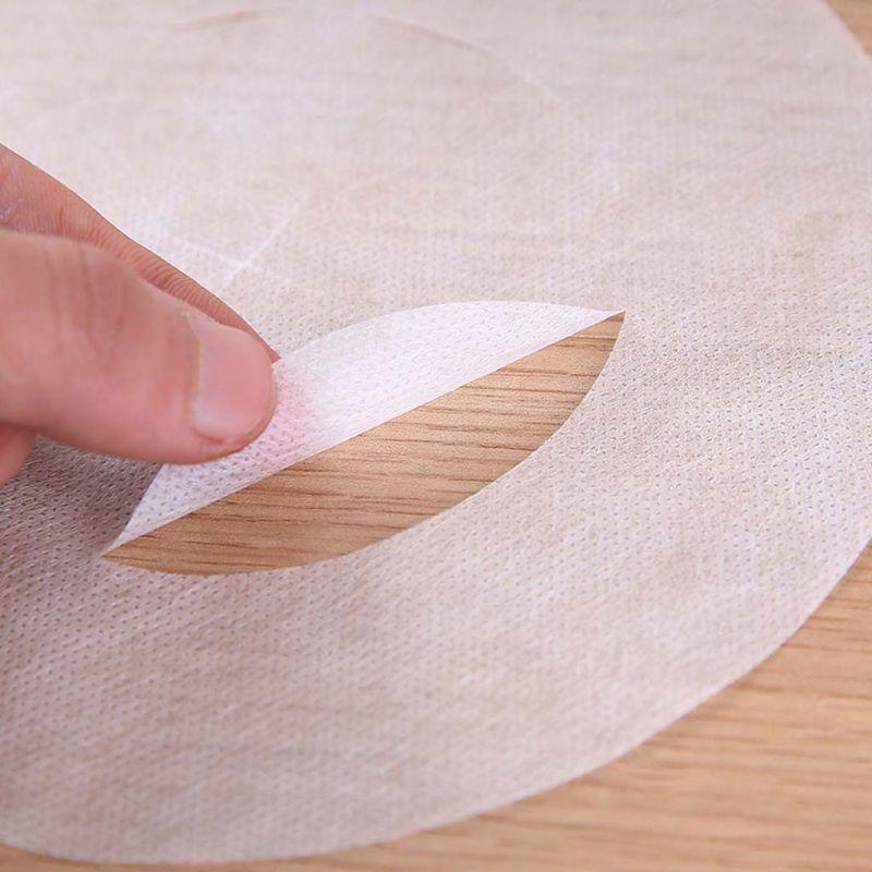 30pcs Round Soup Oil Absorbing Paper Absorption Membrane Pads Kitchen Cook