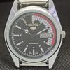 REFURBISHED VINTAGE SEIKO 5 AUTOMATIC JAPAN MENS DAY/DATE BLACK WATCH a266370-2 Quantityseikoa266370