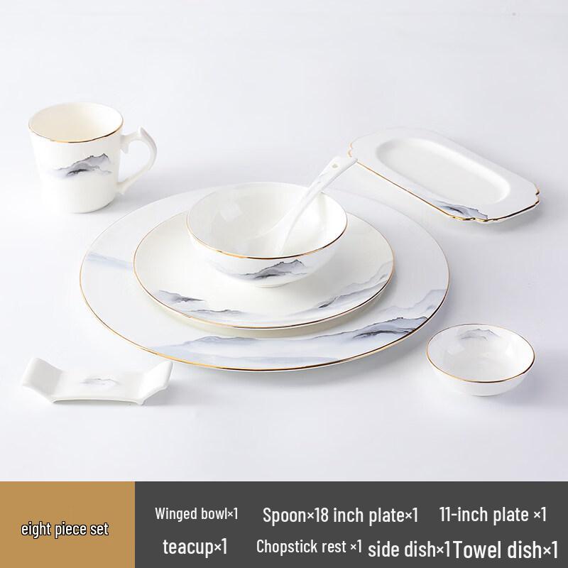 Oriental Charm Bone China Dinnerware Set