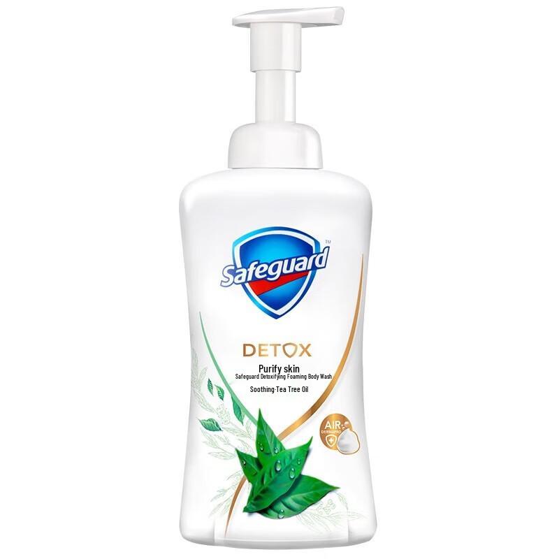 Safeguard Tea Tree Oil Foaming Body Wash