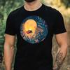 T-Shirt Men Ladybug In Moonlight Motif Cotton Size XS To 5XL