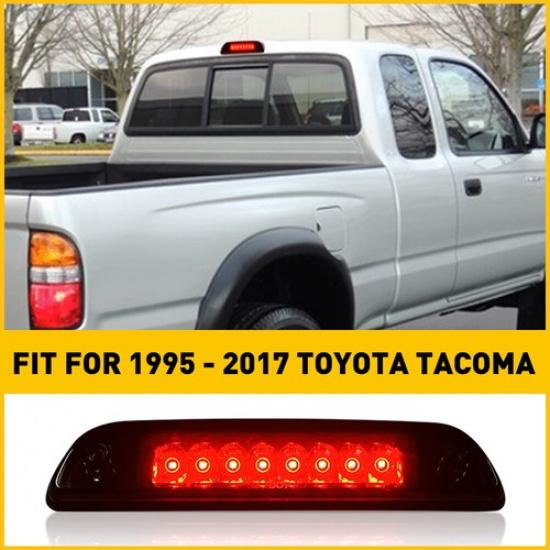 Smoked LED Third 3RD Rear Brake Stop Tail Light Lamp For 1995-2017 Toyota Tacoma
