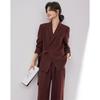 Xinfeiyu Women's Waist-Cinching Business Suit Set