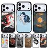 Koi Carp Fish Yin Yang Phone Case for iPhone 17 16 15 14 13 Pro Max Back Cover for 12 11 Pro Coque