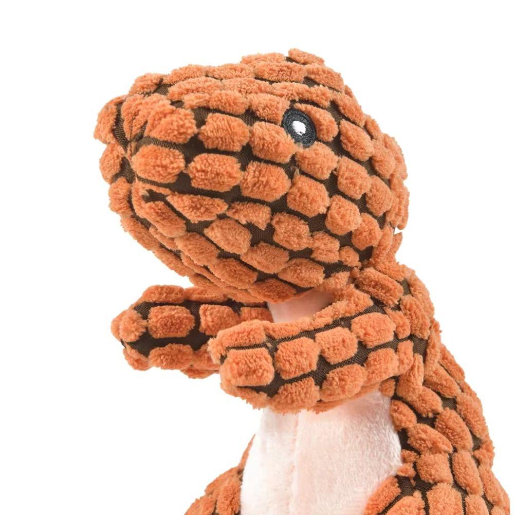 Pet Plush Dinosaur Toys for Cats And Dogs Interactive Chew Toys with Plush Stuffing Small Dog Interactive Toys