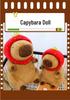 Capybara Plush Backpack: Ugly-Cute Turtle Card Doll Cushion