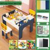 Children's Multifunctional Toy Table with Large Building Blocks
