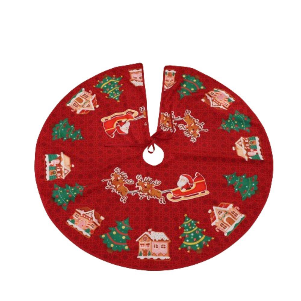 Creative Christmas Tree Apron Round Xmas Tree Skirt Christmas Base Cover  Tree Base Supplies
