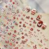 Tomoni Chinese Style Embossed Nail Art Stickers - Auspicious Horse Design