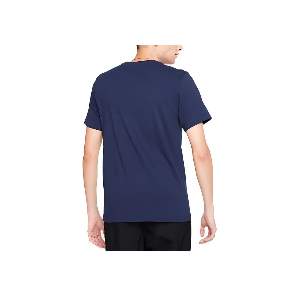 Nike Maglietta a Maniche Corte Girocollo in Maglia con Stampa Ramen Sportiva Uomo Blu CI6302-410