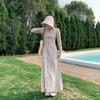 1011 Sommer Neu Lang Ganzkörper Sonnenschutzkleidung Damen Schwarz Schlank Super Lang Kleid UV-Schutz Sonnenschutzkleidung