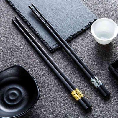 Chopsticks Tableware Food Stick Kitchen Utensils Catering Utensils Sushi Sticks Non-Slip Chinese Style Alloy