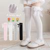 Girls' Knee-High Bow Mesh Socks, Summer Princess Style