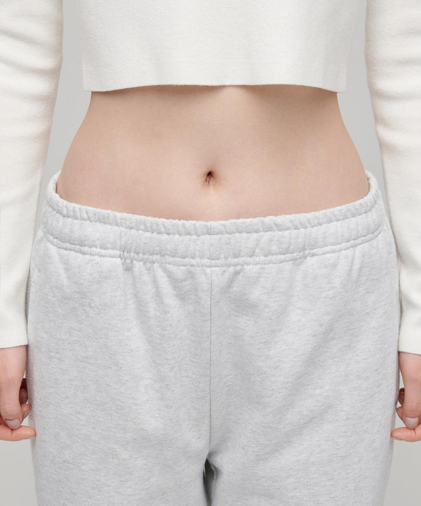 MUSINSA STANDARD WOMAN Women'S Sweatpants [Melange Light Grey]