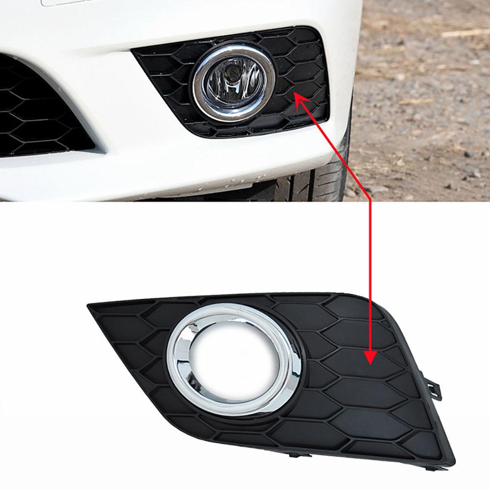 Front Bumper Fog Light Lamp Frame Covers For Nissan Sentra 2016-2019