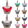 Lace Elegant Applique Neckband Collars Collarband Neckline Fake collar Hollow out Women Fabric Embroidered Fashion Collars