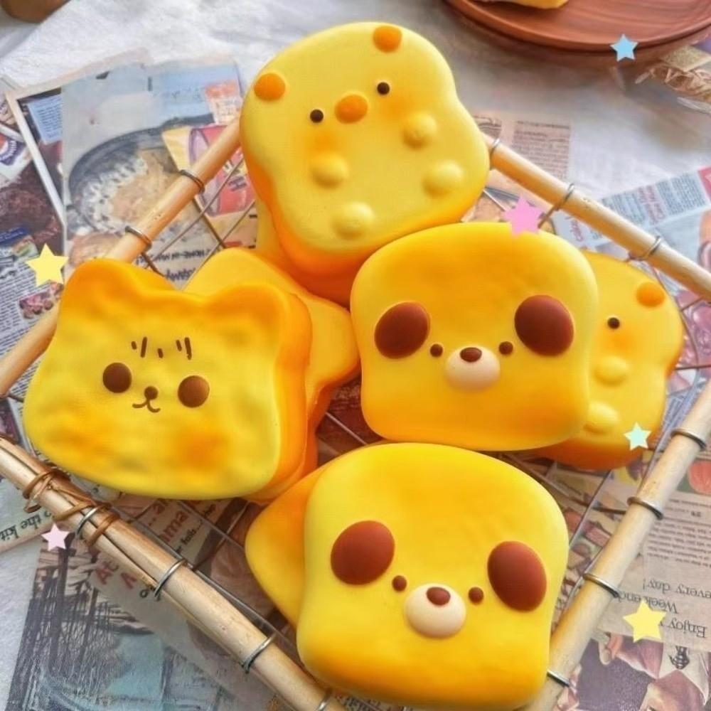 Slow Rising Bread Squeeze Toy Simulated Bread Sensory Fidget Toy Pinch Toy Slow Rising Toy  Travel