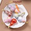 Yiming Xianyuan Lacquer Gourd Keychain & Car Hanging Accessory