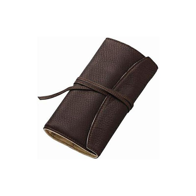 

Pilot Pensemble Roll Pen Case, 5-Piece Capacity, Dark Brown, PSR5-01-DBN [Pack of 3]